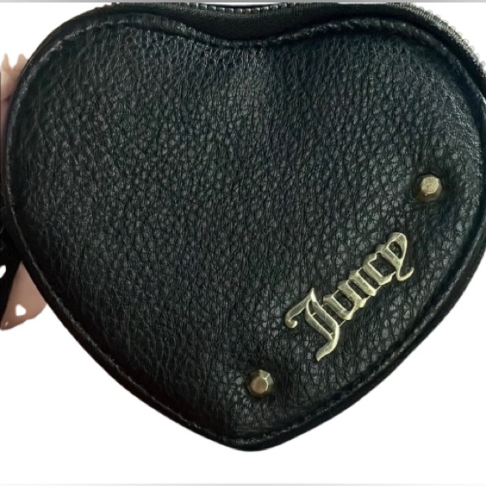 Juicy Couture Black Heart Wristlet